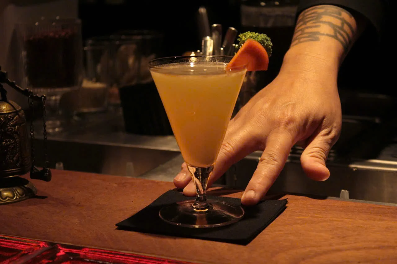 Fresh bespoke cocktail mood